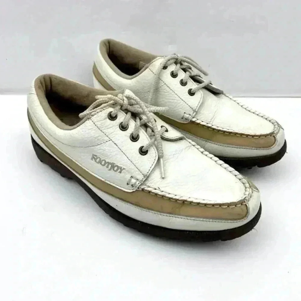 Footjoy Women's Spikeless Lace Up Golf Shoes Sz‎ 6